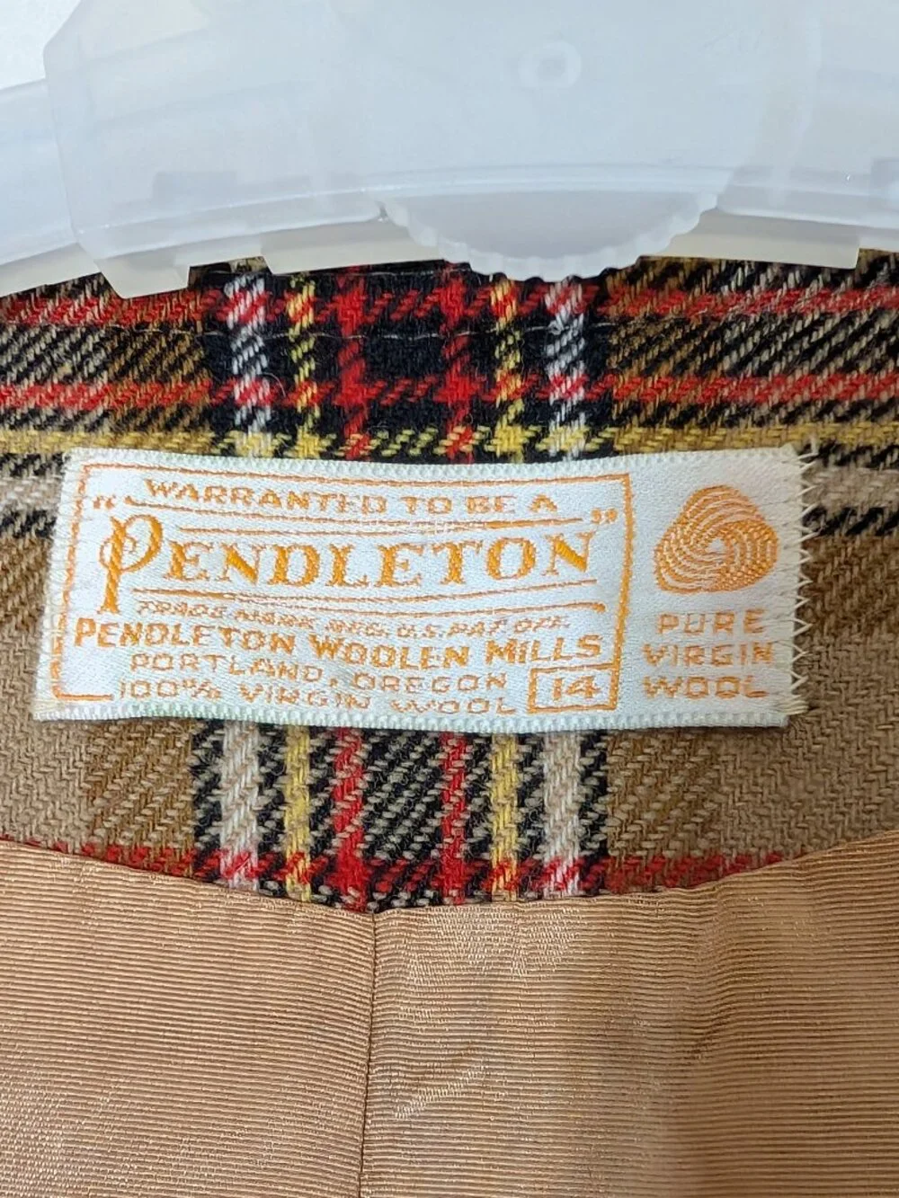 Vintage Pendleton 2-Piece Wool Pantsuit - Plaid - Contemporary Size Small - Picture 5 of 13
